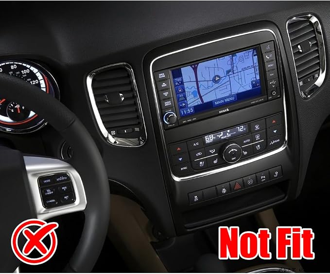 Double Din Car Stereo Radio for Chrysler 300 300C 2007-2010 Support Carplay&Android Auto,7 inch HD Touchscreen Double Din Radio with Bluetooth, Car Audio Receivers, Camera, MirrorLink, FM Radio