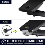 4K Dash Cam for Toyota Corolla cross & Corolla cross Hybrid 2022 (Model B) | LE L XLE etc, Integrated OEM Look, 2160P UHD Video, Built-in WiFi & APP, Loop Recording,Easy to Install,GPS,64GB Card