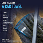 Original 2.0 Microfiber Car Drying Towel | 150 x 75cm | Extra Large Channel Weave Drying Cloth | Ultra Absorbent, Scratch-Free, Auto Detailing Towel for Cars SUVs Trucks & Boats