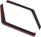 WD2-702 Dark Smoke 2 Pcs Set Window Visor (Outside Mount) Deflector Rain Guard Compatible with 1994-1997 Land Defender 90
