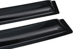 Extra Durable Outside-Mount Auto Vent Window Visor, Fits 2011-2023 Chrysler 300, UV Protection Rain Guard, Original Wind Deflector, No-Drill Easy Install, Dark Smoke, 4-Pcs