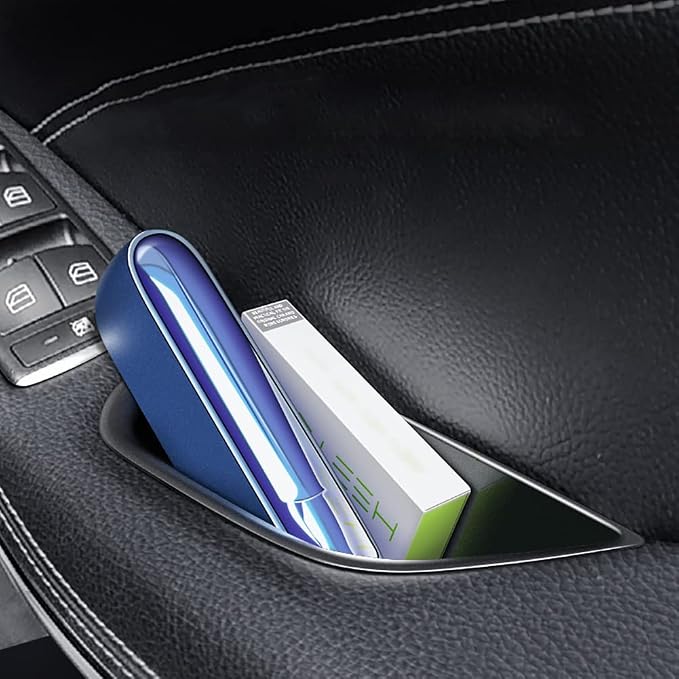 for GLA CLA Front Row Door Side Handle Storage Box Compatible with Mercedes Benz CLA GLA Accessories 2013-2018 GLA250 GLA45 2015-2019 Armrest Pocket Container