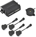 PS01 Car Front Parking Sensor Kit with Buzzer,4 58KHz OE Standard Sensors,Radio Mute & Bull-bar Recognition Function,Detection Distance(13~39 inch)