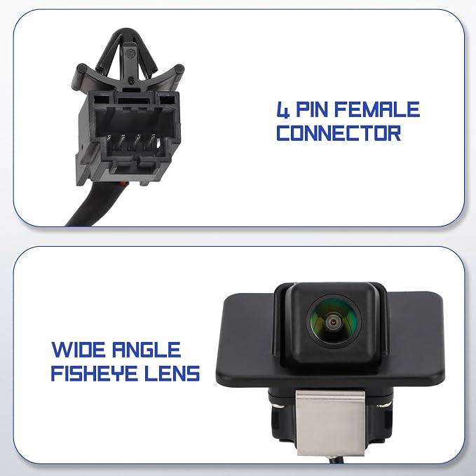 95760-2T101 Backup Camera Rear View Camera Compatible with 2011 2012 2013 Kia Optima, Park Assist Camera Replaces# 95760-2T001 95760-2T002