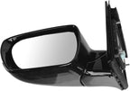 2 Piece Driver and Passenger Side Mirror Assembly Set Electric Adjustment Non-Heated No Memory Black Compatible with 2013-2017 Hyundai Santa Fe Sport HY1320199 HY1321199