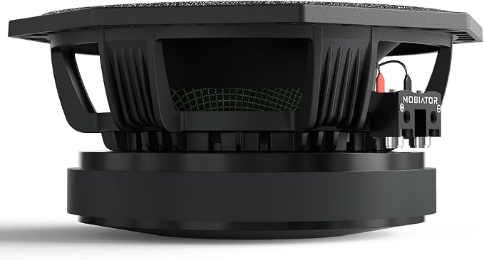 PRO838MB Loudspeaker - 8" Midbass Aluminum Basket, 1400W Max, 350W RMS, 8 Ohms - Premium Quality Audio Door Speakers for Car or Truck Stereo Sound System (MB-PRO838MB)