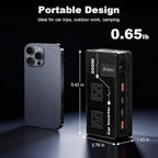200W Car Power Inverter, Amcelooy Dual DC 12V to 110V AC Car Outlet Adapter to Wall Plug, Fast Charging 24W USB-C & USB Ports,Car Charger Cigarette Lighter Adapter for Phone,Laptop on Road Trip(Black)