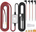 Dash Cam Hardwire Kit, Type C USB Hard Wire Kit 12V-24V to 5V Hardwire Kit with Low Voltage Protection 13ft/320cm Car Dash Camera Charger Power Cord for Dashcam Supply Radar Detectors