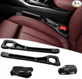 【Compatible with bmw】 Car Seat Gap Filler Compatible with bmw x1, x3, x5, Car Organizer Front Seat 2-in-1 Storage No-Drop Storage(2 Pack, Black)