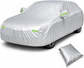 Car Cover 196"×78"×59" Waterproof All-Weather Sedan Cover Outdoor Indoor with Zipper Door & Windproof Straps | UV Snow Dust Protection Fit for Toyota Camry Honda Accord Kia K5 Altima
