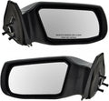 2 Piece Driver and Passenger Side Mirror Assembly Set Electric Adjustment Non-Heated No Memory Black Compatible with 2008-2013 Nissan Altima NI1320186 NI1321186
