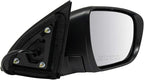 Passenger Side Power Mirror Paint to Match with Housing Turn Signal Compatible with 2017-2019 Nissan Rogue Sport NI1321300