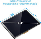8.4 Inch Uconnect 4C UAQ LCD Monitor Touch-Screen Replacement Radio Navigation New OEM Compatible with 2017-2022 Dodge RAM Jeep Chrysler Replace #LA084X01(SL)(02)
