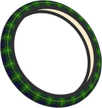 Thickened Elastic Steering Wheel Cover, Gordon Scottish Plaid Printed Tartan Ultra, Soft, Breathable, Fit for Cars, SUVs, Trucks, Stylish Comfortable Grip