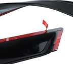 Tape-On Rain Guard 4-Piece for 2011-2023 Mitsubishi Outlander Sport/ASX Windows Visor Shield Shade Smoke