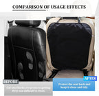 Car Kick Mat Back Seat Protector, Stain-Resistant Backseat Protector Cover to Protect from Dirt Scratches, Automotive Interior Seat Back Kick Pad for Kid, Universal for Vehicles