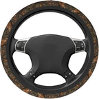 Camouflage Camo Hunting Tropical Jungle Steering Wheel Cover Car Accessories Cute for Women Girls Girly Universal 15 Inch Neoprene Auto Interior Decor Anti Slip Car Truck Protector
