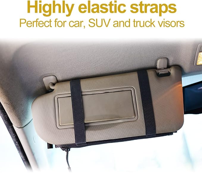 Tactical Car Visor Organizer, MOLLE Storage Pouch by