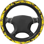 Duck Print Steering Wheel Cover Neoprene Car Steering Wheel Protector Covers Non Slip Universal 15 Inch for Men Women