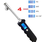 Digital Tire Pressure Gauge 230 PSI Heavy Duty Dual Head Stainless Steel Made for Truck and RV with Backlit LCD and Flashlight Car Accessories