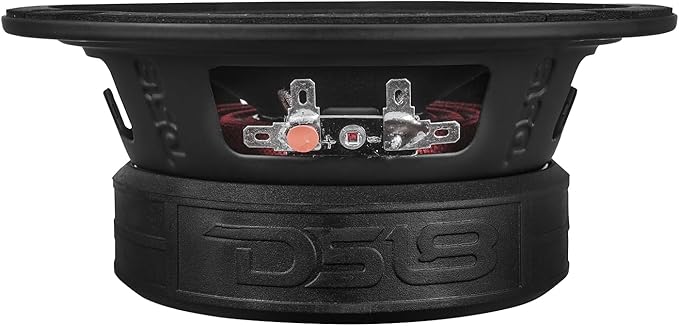 PRO-GM6.4 Loudspeaker - 6.5", Midrange, Black Steel Basket, 480W Max, 140W RMS, 4 Ohms - Premium Quality Audio Door Speakers for Car or Truck Stereo Sound System (1 Speaker)