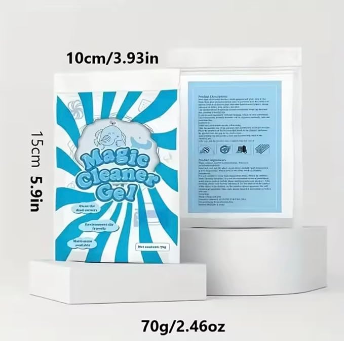 Keyboard Cleaning Gel for Laptop, Car Interior, Dust Cleaner Putty for Electronics, Reusable Cleaning Slime (70g)