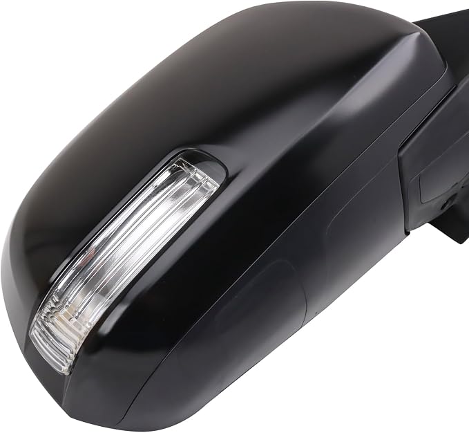 Passenger Side Mirror Assembly Electric Adjustment Non-Heated No Memory Black Compatible with 2012-2015 Toyota Tacoma TO1321283