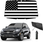 Windshield Sun Shade Umbrella for Car Front Window Sun Visor for Windshield Car Summer Accessories Protect Interior from UV Rays & Heat for Sedan, Compact SUV, Hatchbacks 57"*31"