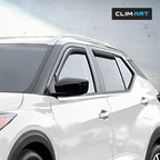 in-Channel Incredibly Durable Rain Guards for Nissan Kicks 2018-2024, Original Window Deflectors, Vent Window Visors, Vent Deflector, 4 pcs. - 619372