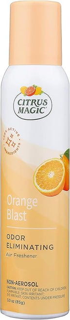 Odor Eliminator Air Freshener Spray for Home, Orange Blast, 3-Ounce, Pack of 3