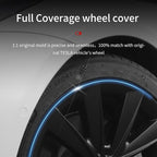 Model 3 Wheel Cover for Tesla Hubcaps 18 inch Wheel Cover 4PCS Model 3 (2017-2023) Hubcaps Wheel Rim Cover Full Rim Car Accessories