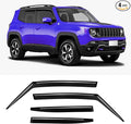 Rain Guard 4-Piece for 2015-2021 Jeep Renegade Windows Visor Shield Shade Smoke 94368