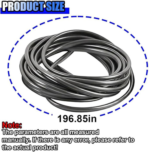 16Ft (5M) Car Door Edge Protector, Auto Trim Door Edge Guard,Grey | Anti-Collision Car Door Entry Guard Protective Strip, No Glue