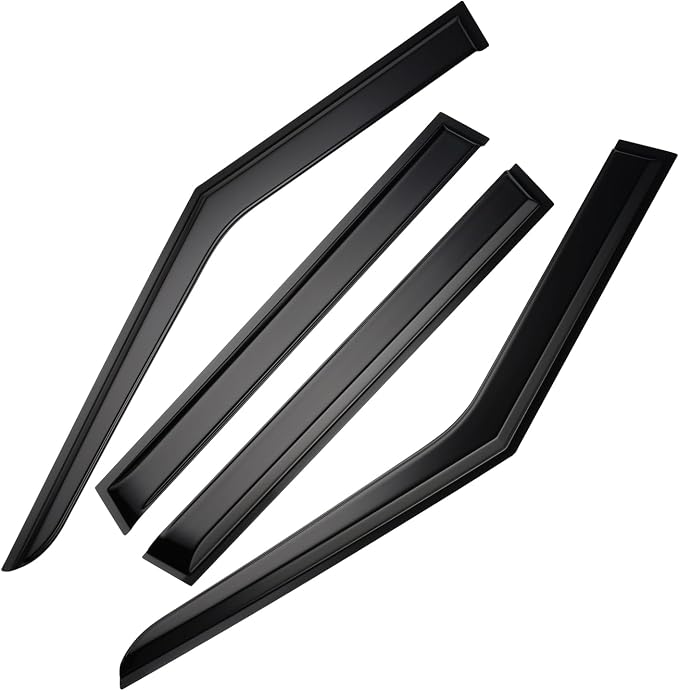 Tape-on Sun/Rain Guard Side Window Visor Deflectors Rain Guards for Mitsubishi Outlander 2022 2023 2024，Window deflectors