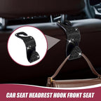 2 Pack Car Hooks, Bling Rhinestones Crystal Hooks, Auto Seat Back Organizers, Car Decorations Backseat Hanger, Car Seat Hooks Perfect for Holding Handbags, Clothes, Purses and Water Bottles