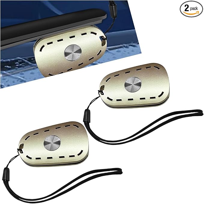 Car Windshield Wiper Repair Tool - Portable Double Sided Wiper Strip Restorer Car Windshield Wiper Regroover Tool - Windscreen Wiper Blade Cutter Cleaning Tools for Most Cars (Gold-2PCS)
