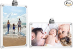 2Pcs Car Picture Holder, Suitable for car Visor, Universal for Any Vehicle Model, Show Personal or Family Photos, Great Gift for Drivers, Car Accessories, Polaroid Photo Frame, 4.7"X3.1"