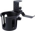 360° Rotating Cup Holder wiht Hook Under Desk Anti Spill Space Saving for Home Office Camping
