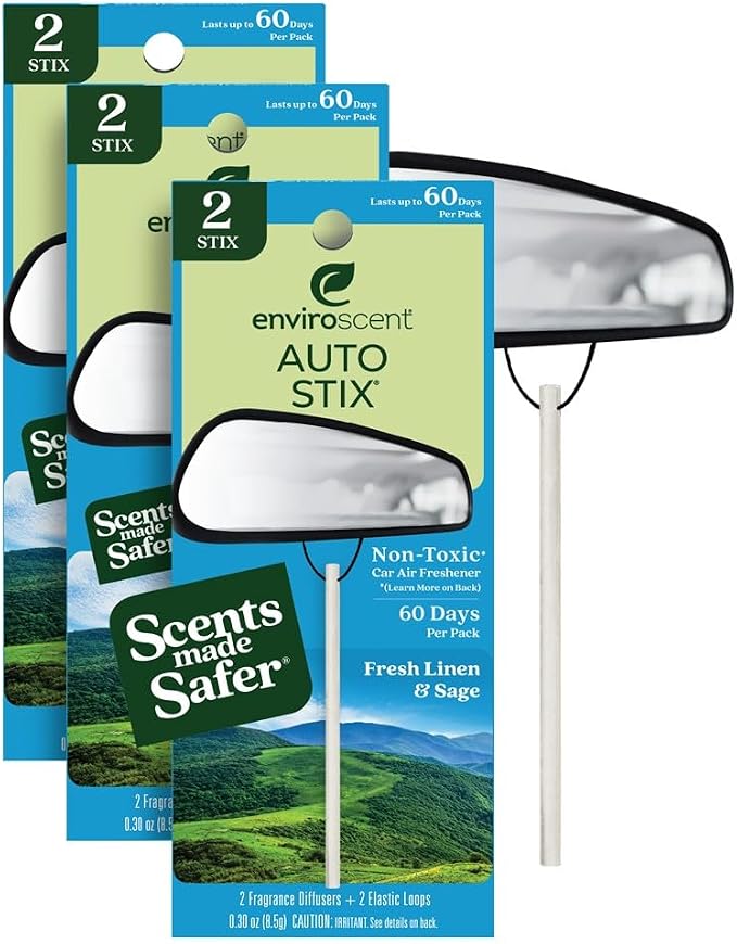 Auto Stix 3ct - Fresh Linen & Sage 2pc