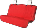 Back Seat Cover for Car Trucks Van SUV Jeep,Waterproof Rear Bench Towel Seat Covers for Dogs and Kids,Automotive Backseat Protector (Red)