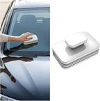 Magnetic Car Windshield Cleaner Tool with Anti-Falling Rope, Double-Sided Window Cleaning Tool for Glass Thickness 8-15mm, Magnet Auto Windshield Cleaner, Universal for Vehicles