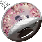 Steering Wheel Cover Sun Shade Pink Cherry Blossom Panda Car Steering Wheel Accessories for Women 17 inch Cooling Steering Wheel Cover Block Sun & Heat Universal Fit for Cars SUV Trucks