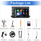 Android 13 Car Radio Compatible for Ford F150 F250 F350 Fusion Edge Explorer Taurus Freestar, Car Stereo Audio with Wireless CarPlay/Android Auto SWC GPS WiFi Bluetooth FM RDS DSP