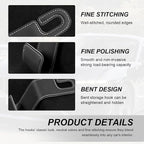 2 PCS Car Seat Headrest Hooks, Microfiber Leather Hanger Holder Hook for Hanging Purse and Bag, Universal Vehicle Back Seat Organizer Hook for Grocery Bag Handbag Coat (Brown)