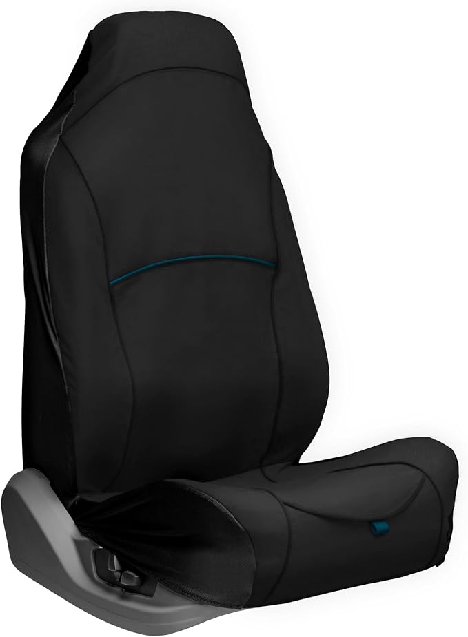 Rover Bucket Seat Cover - Waterproof Dog Backseat Cover - Adjustable Strap Seat Cover - Scratch Resistant Protector - Front Seat Guard - Large Storage Pocket