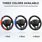 Customized Auto Car Steering Wheel Cover for Toyota Prius,86,13.75-14.25 inch