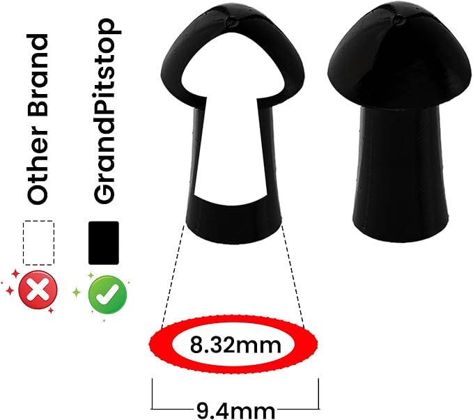 Replacement Mushroom Plugs for tubeless Tire Puncture Repair kit - for Cars, Motorcycles- Spare Plugs (15 Plugs)