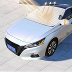 Car Windshield Snow Cover for Toyota Sienna 1998–2025 2026 XL40, Heavy-Duty Anti-Frost Snow Ice Guard, Sun & Rain Resistant All-Weather Windshield Protection Cover,148cm*110cm