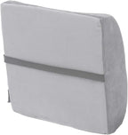 Comfort Touch Heated Lumbar Support Cushion, Gray