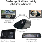 CVBS Signals Blind spot Camera Car Side View Camera IP68 Waterproof 120 Degree Wide Angle Side View Mirror kit Dark Grey